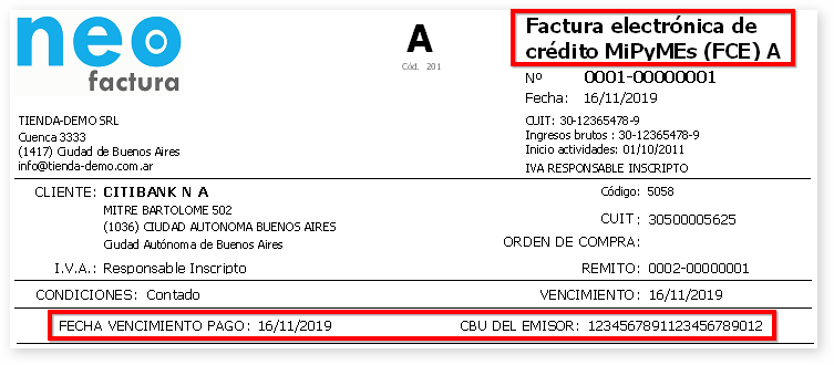 temerario techo monitor Implementar factura de crédito electrónica | Centro de ayuda NeoFactura